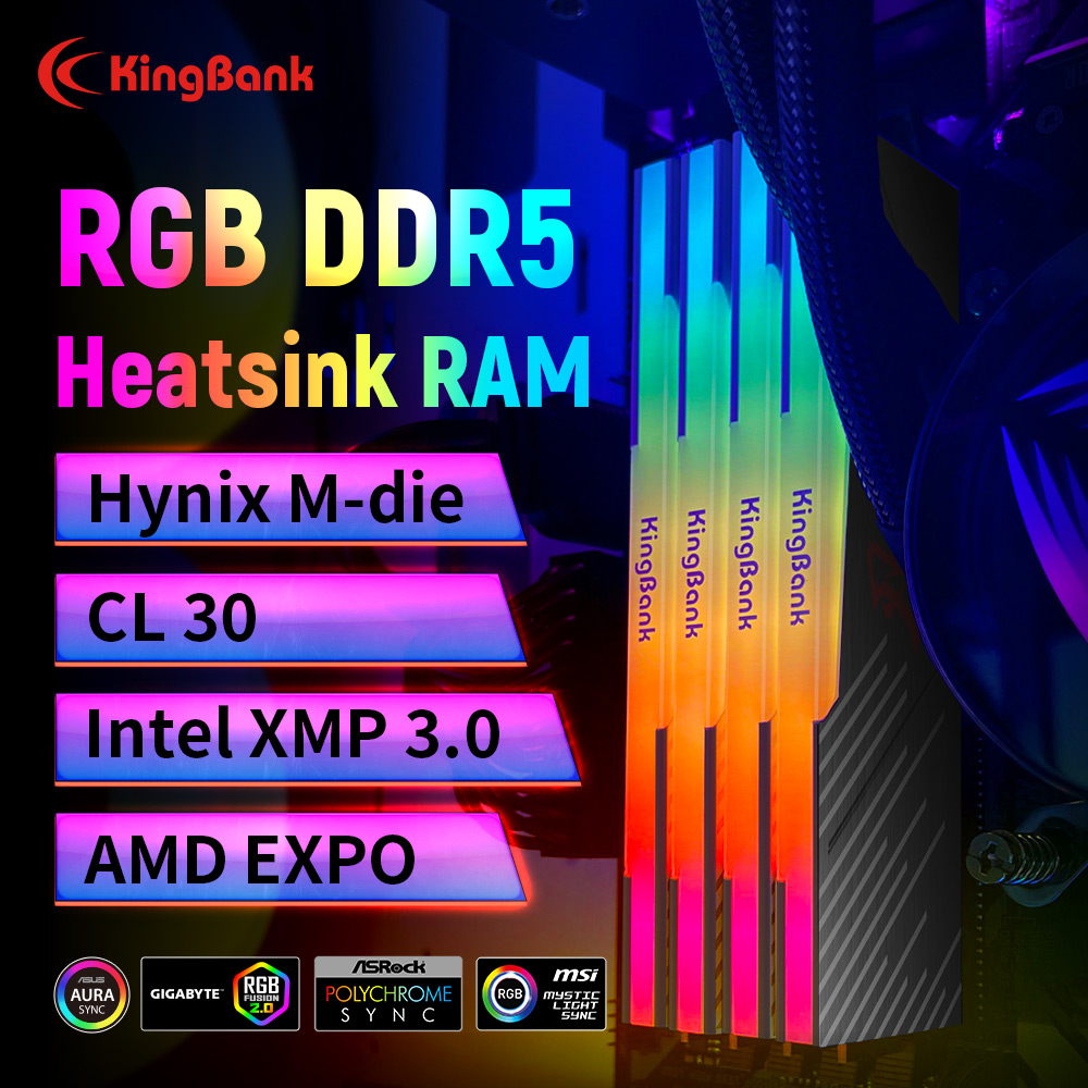 킹뱅크 KRRB DDR5 RGB 소어블레이드 시리즈 3 - Ddr5 16Gb 6000Mhz 리뷰 및 가격
