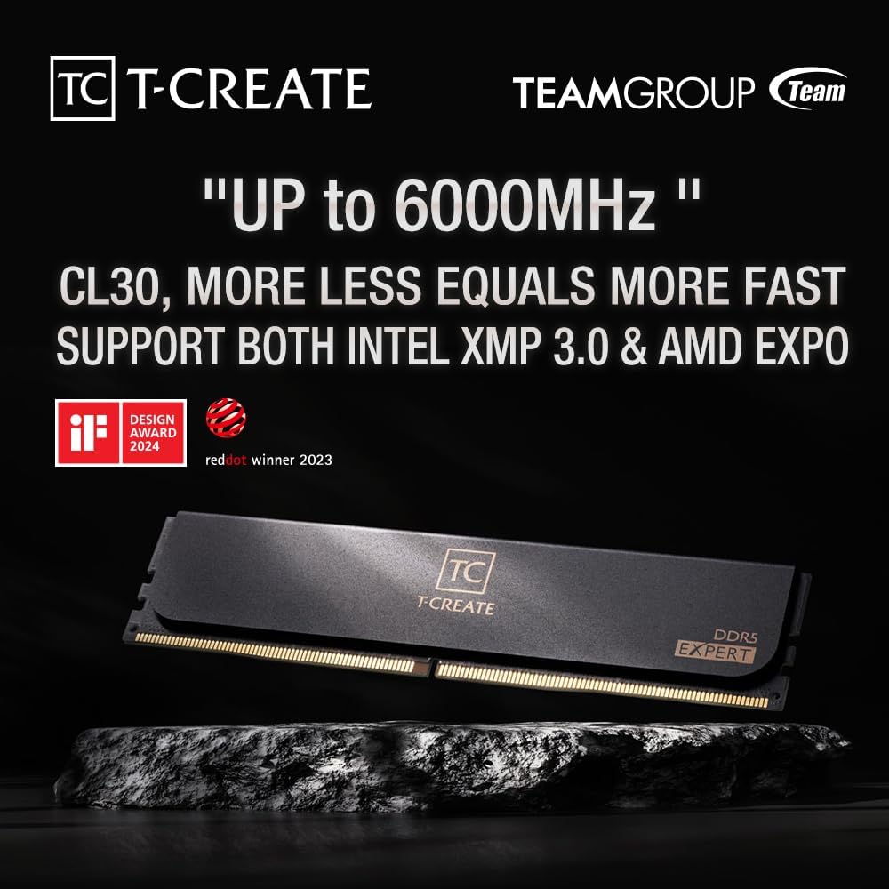 TEAMGROUP T-Create Expert CL30 - Ddr5 6000Mhz 리뷰 및 가격
