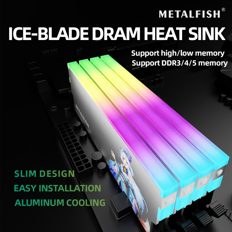 METALFISH DRAM 방열판 5V-3PIN ARG - Ddr5 Rgb Ram 리뷰 및 가격